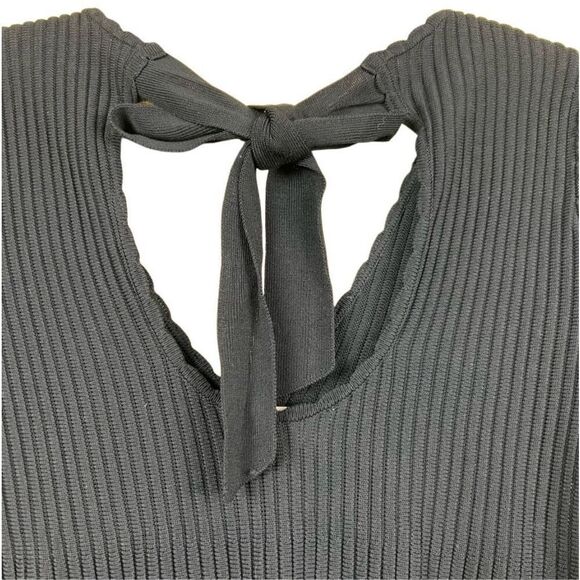 Sezane Ernestine Blouse Tops Black Bow Oversized Size XS - Picture 8 of 9